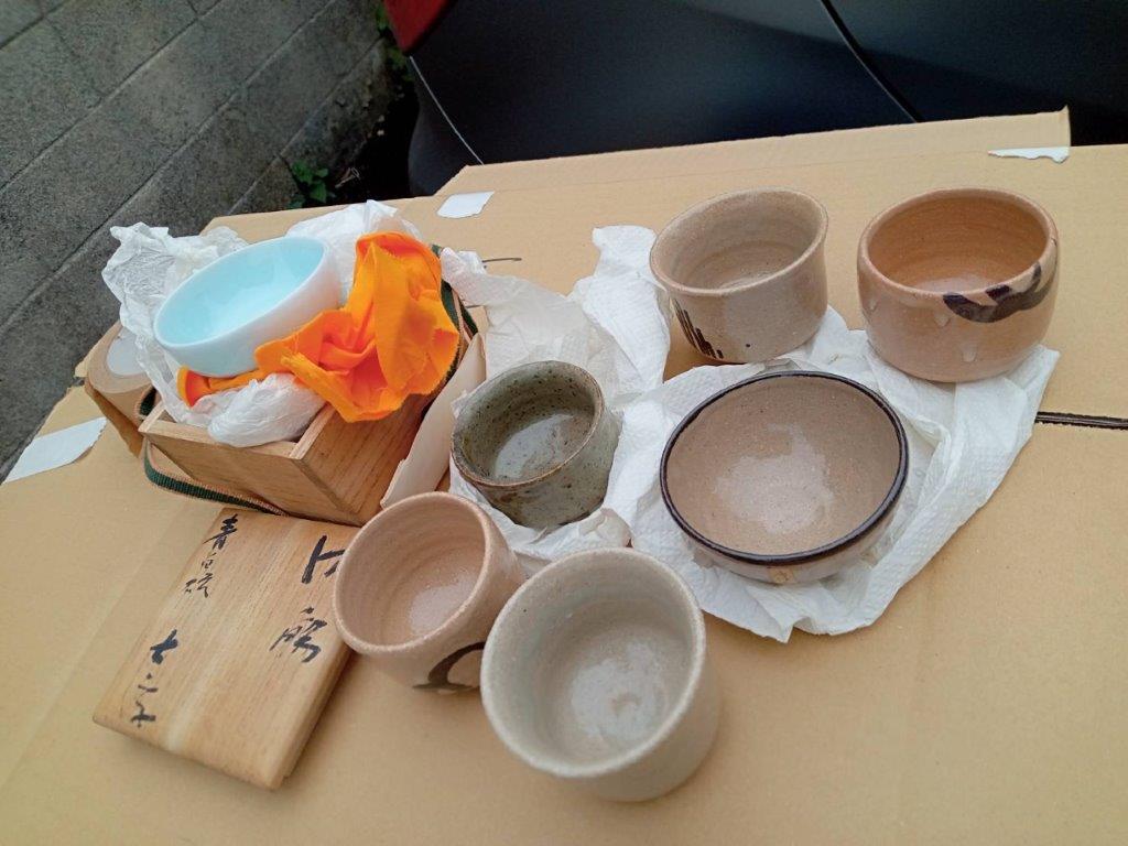唐津の酒盃など陶器
